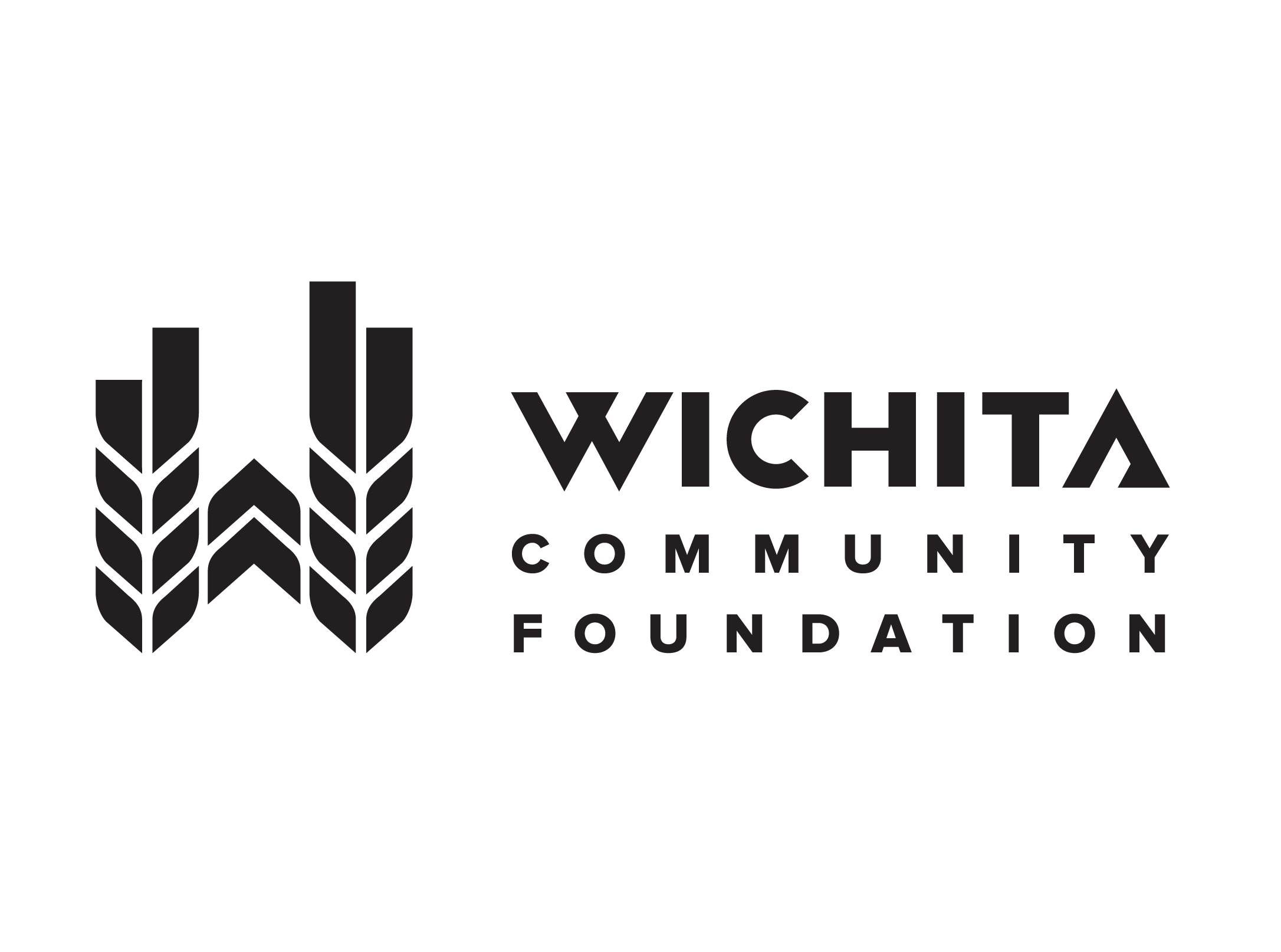 Wichita Community Foundation logo black